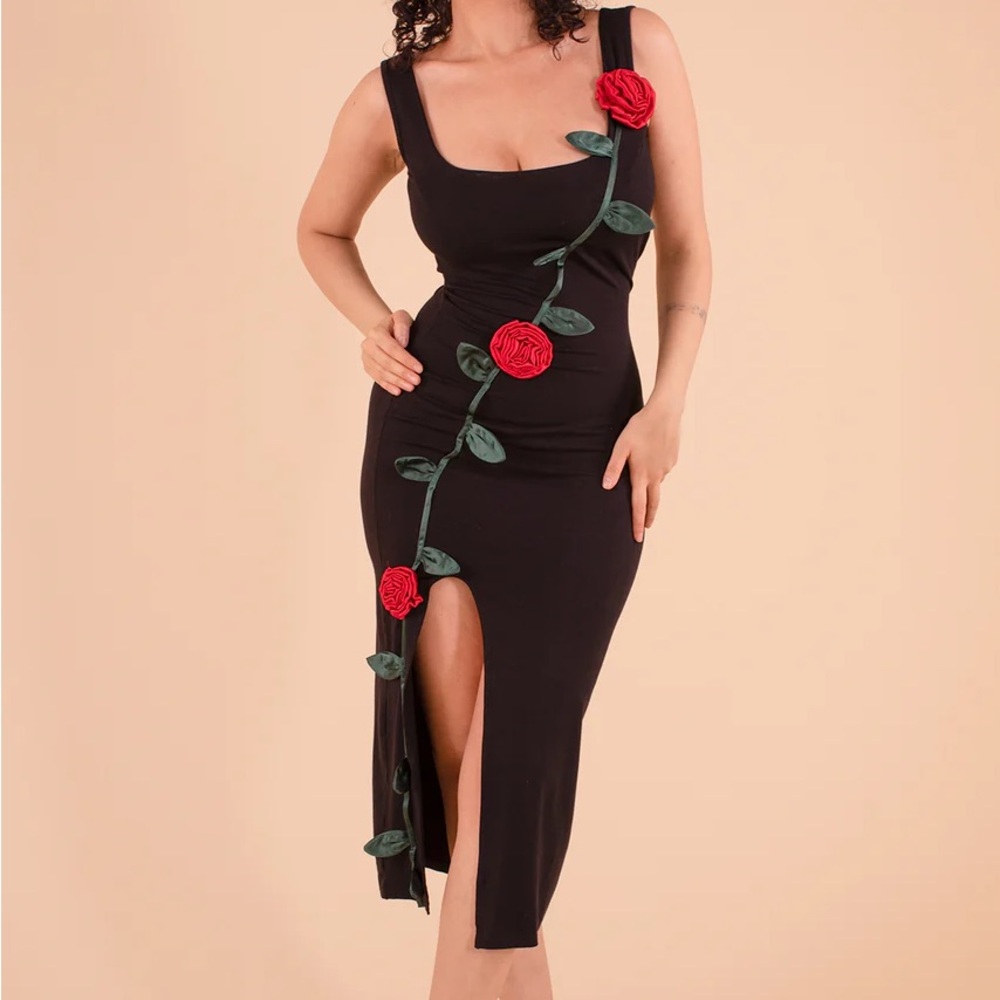 Samantha Pleet Climbing Rose Dress NWT